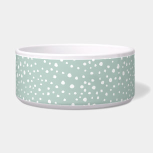 Mint Green Dalmatian Spots, Dalmatian Dots, Dotted