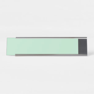 Mint Green Desk Name Plate for Offices