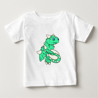 Mint Green Dragon by Carrie Michael Baby T-Shirt