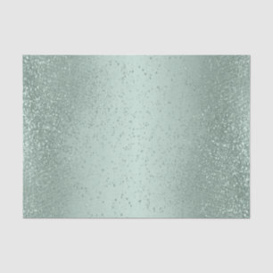 Mint Green Glitter on Gradient Background  Tissue Paper