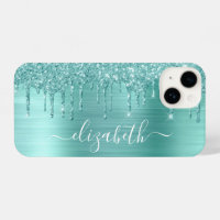Mint Green Glitter Personalised
