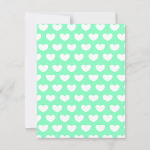 Mint Green Hearts