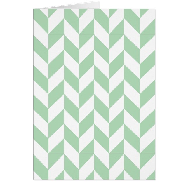 Mint Green Herringbone Pattern (Front)