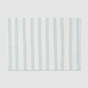 Mint Green & Ivory Cream Watercolor Stripes Modern Tissue Paper