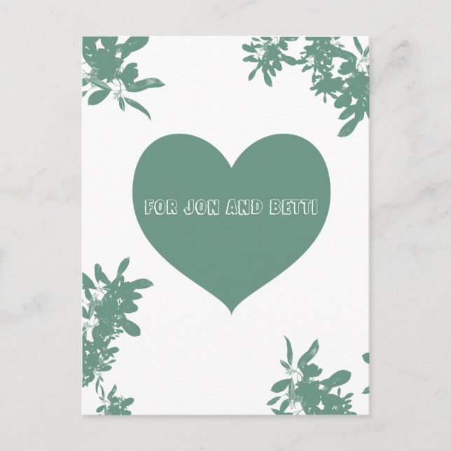 Mint Green Ivy Card (Front)