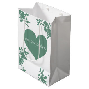Mint Green Ivy Medium Gift Bag