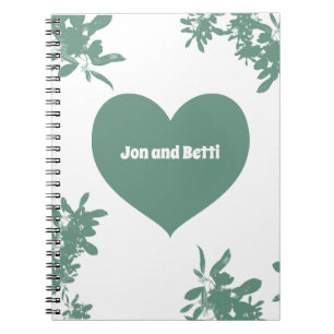 Mint Green Ivy Notebook