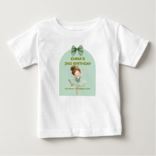 Mint Green Little Princess Ball baby T-Shirt