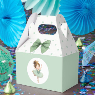 Mint Green Little Princess Ball Favor Box