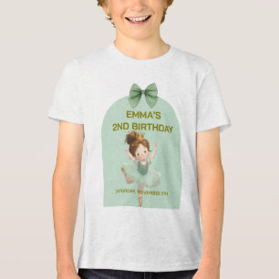Mint Green Little Princess Ball T-Shirt Tri-Blend Shirt