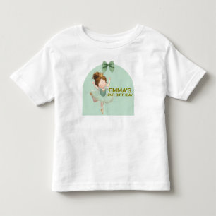 Mint Green Little Princess Ball  Toddler T-Shirt