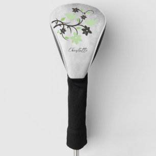 Mint Green Lovebirds Golf Head Cover