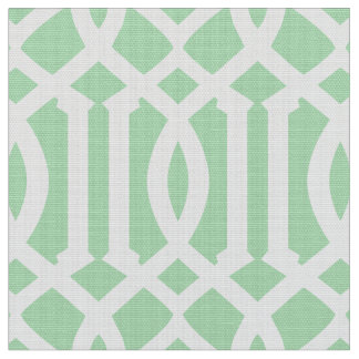 Mint Green Moroccan Pattern | Fabric