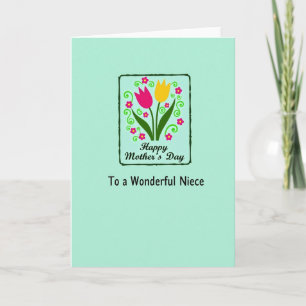 Mint Green Mothers Day Love Card