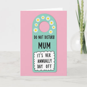Mint Green Mums Day Card