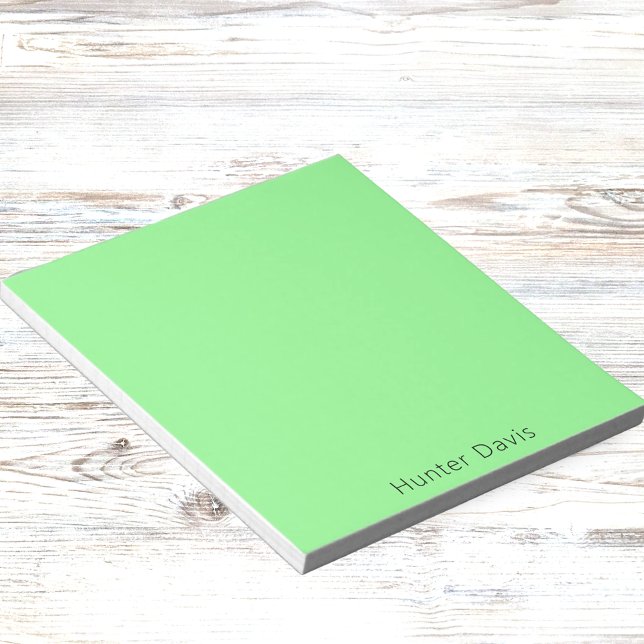 Mint green name notepad (Creator Uploaded)