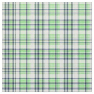 Mint Green Navy Wt Preppy Madras Style Plaid Sz3#2 Fabric