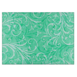 Mint Green Ornamental Cutting Board