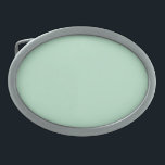 Mint Green Oval Metal Belt Buckle<br><div class="desc">Elevate your style with this sleek mint green oval belt buckle. Designed for those who appreciate timeless elegance, this accessory features a smooth, modern finish framed in durable metal. The soft pastel tone makes it a versatile addition to any wardrobe, whether you're dressing up for a formal event, a wedding,...</div>