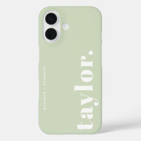 Mint Green Retro Typography Personalised