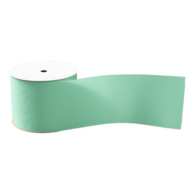 Mint Green Solid Colour  Grosgrain Ribbon (Spool)