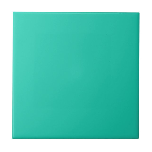 Mint Green Solid Colour Tile (Front)