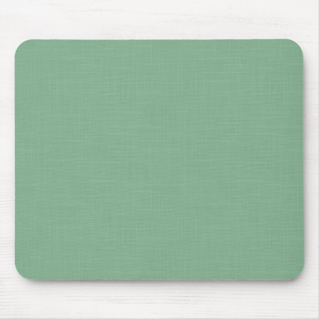 Mint green solid textured  mouse mat (Front)