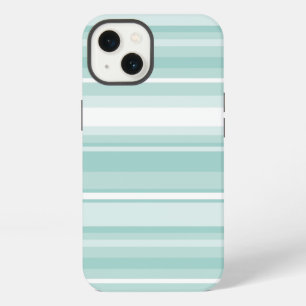 Mint green stripes Case-Mate iPhone case