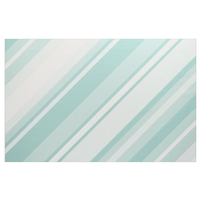 Mint green stripes fabric (Fat Quarter)