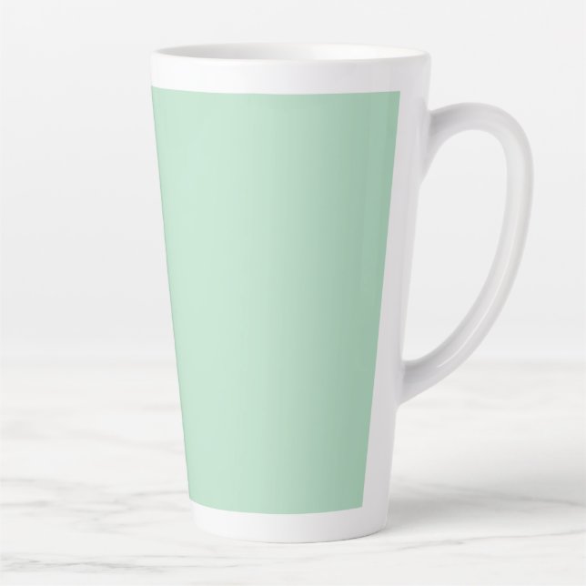 Mint Green Tall Latte Mug (Right)
