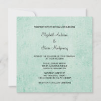 Mint Green Vintage paper texture Wedding