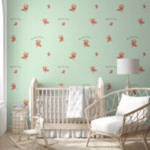 Mint Green Vintage Teddy Bear Nursery