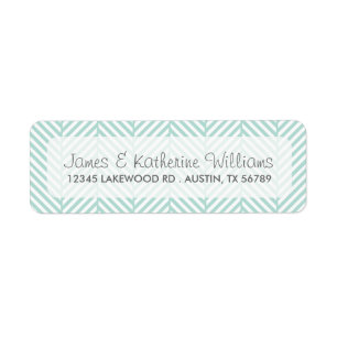 Mint Herringbone Chevron Modern Wedding