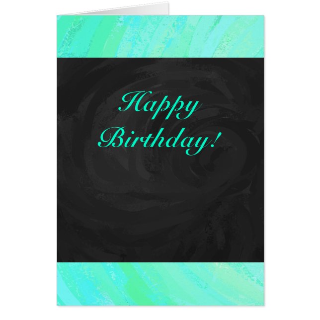 Mint Ice Blue and Black Monogram (Front)