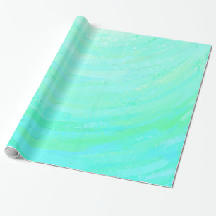 Mint Ice Blue Wrapping Paper