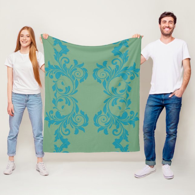 Mint Ice Fleece Blanket (In Situ)