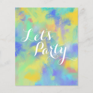Mint invitation flyer