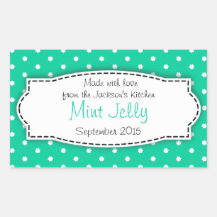 Mint Jelly food label sticker