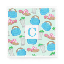 Mint Julep Bermuda Bag Preppy Initail Derby