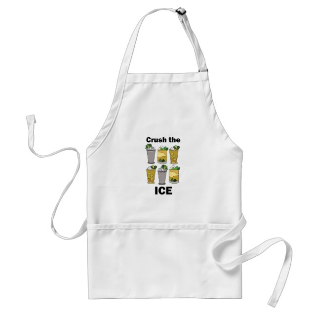 Mint Julep Cocktail Crush The Ice  Standard Apron (Front)