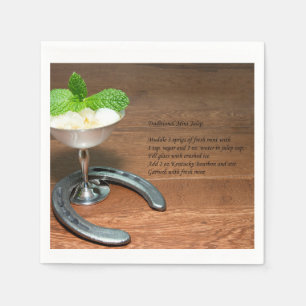 Mint Julep Cocktail napkin