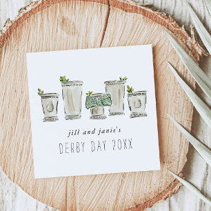 Mint Julep Derby Day Party Napkin