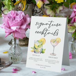 Mint Julep Lemon Drop Southern Wedding Cocktails
