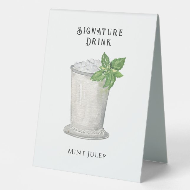 Mint Julep | Signature Drink (Front)