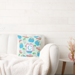 Mint Juleps Bermuda Bags Derby Monogram Cushion