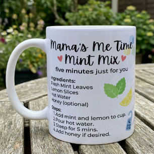Mint Lemon Tea Break Recipe for Moms Coffee Mug