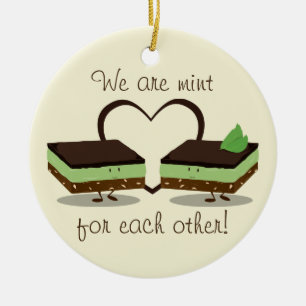 Mint Love Nanaimo Bars   Ornament