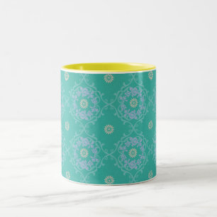 Mint Medallion Elegance Mug