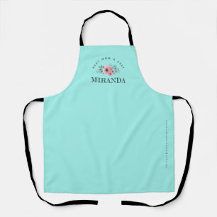 Mint Minimalist Best Mom & Chef Personalized Apron