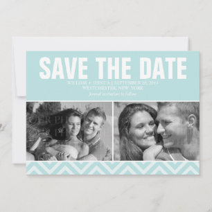 Mint Modern Wedding Save the Date